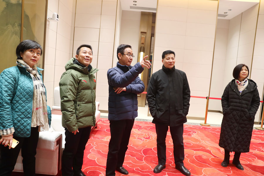 劉誓?？疾煳錆h體育中心 要求加強場館賽后利用(圖5)