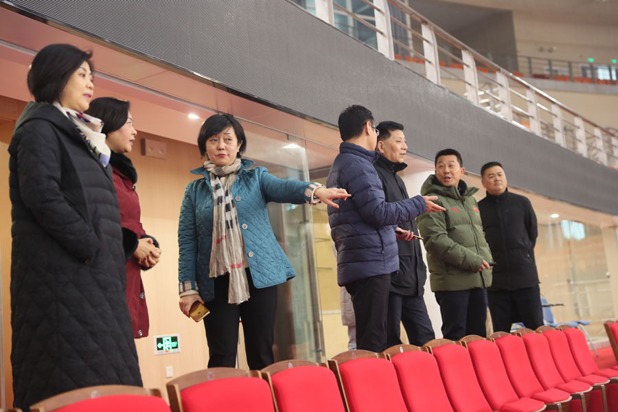 劉誓?？疾煳錆h體育中心 要求加強場館賽后利用(圖4)